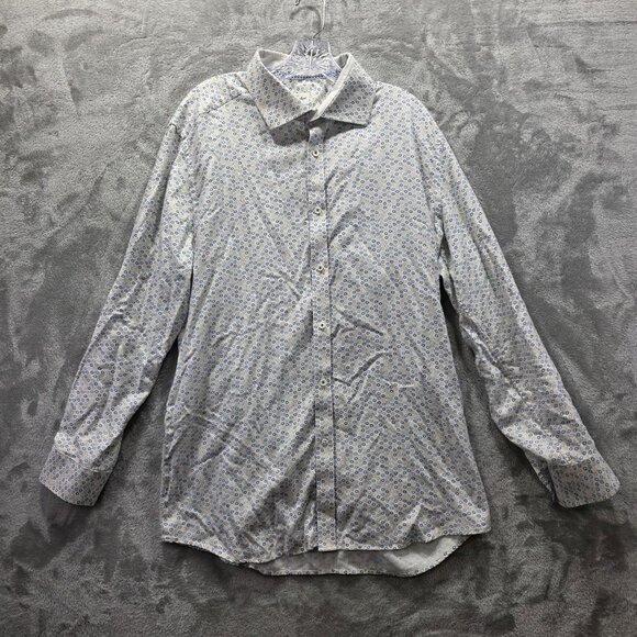 Robert Graham Shirt Mens 2XL Circle Print Tailored Fit Long Sleeve Button Down - Picture 1 of 10